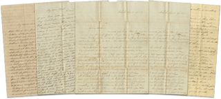 Item #BK0001 1839–1846 Correspondence of the Jennings Family, with Many from the Jennings Women...