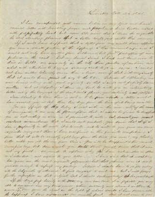 1839–1846 Correspondence of the Jennings Family, with Many from the Jennings Women Discussing the Elite Political and Social Circles of the Expanding South and West, Including the Fall of George Campbell Childress and the Personal Life of Henry A. Wise.