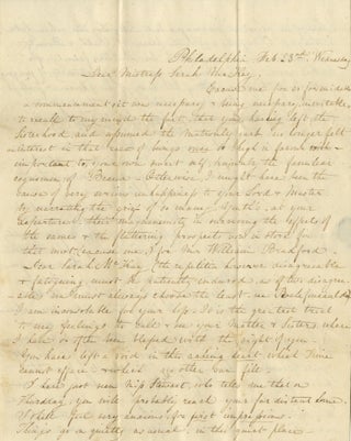 1839–1846 Correspondence of the Jennings Family, with Many from the Jennings Women Discussing the Elite Political and Social Circles of the Expanding South and West, Including the Fall of George Campbell Childress and the Personal Life of Henry A. Wise.