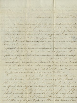1839&ndash;1846 Correspondence of the Jennings Family, with Many from the Jennings Women Discussing the Elite Political and Social Circles of the Expanding South and West, Including the Fall of George Campbell Childress and the Personal Life of Henry A. Wise.