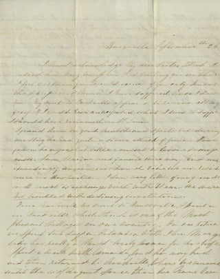 1839–1846 Correspondence of the Jennings Family, with Many from the Jennings Women Discussing the Elite Political and Social Circles of the Expanding South and West, Including the Fall of George Campbell Childress and the Personal Life of Henry A. Wise.