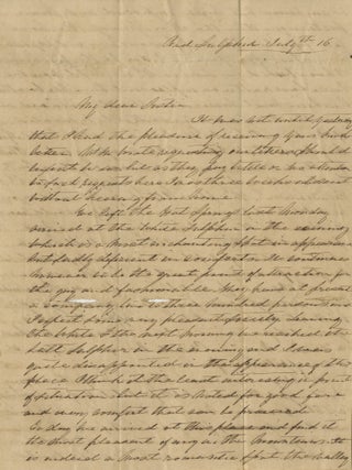 1839&ndash;1846 Correspondence of the Jennings Family, with Many from the Jennings Women Discussing the Elite Political and Social Circles of the Expanding South and West, Including the Fall of George Campbell Childress and the Personal Life of Henry A. Wise.