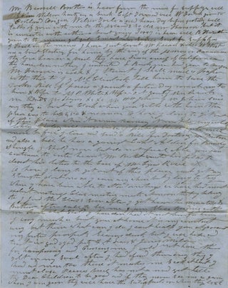 1850 Letter from Sacramento Describing the Cholera Epidemic, Failed Mining Ventures, Violent Crime, and Emigrants Too Sick and Impoverished to Return Home: “O How I long to get out of this place”.