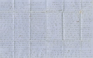 Christmas 1849 Letter to California Hotelkeeper Lloyd Minturn, Describing Their Infant Son and Questioning the Gold Rush “Mania.”