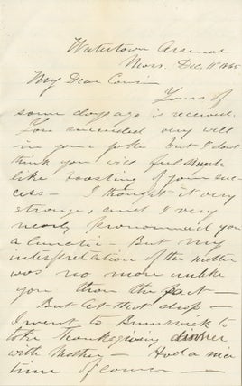 Collection of Civil War Letters Mainly from Almon Varney of the 13th Maine Volunteers, Discussing Guarding Prisoners, Conflicts with African American Soldiers Who Cannot “be made my superior or even equal by virtue of legislation”, and the “inglorious idleness” of War.