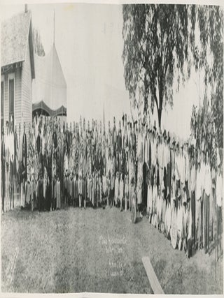 Item #CAT0125 Panorama Photograph of the Osage Princess Ceremony, 1929. Osage Nation