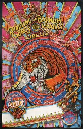 Item #CAT0129b Poster for Ringling Brothers and Barnum and Bailey’s Circus AIDS Benefit,...