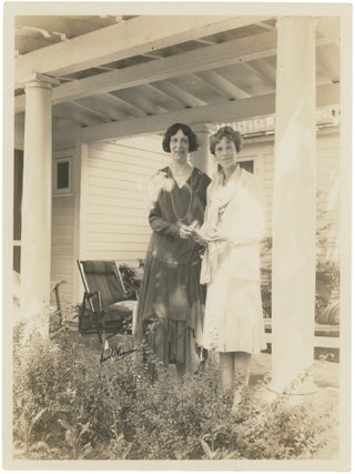 Item #CAT0137 Twenty Photographs and Various Inscribed Mementos, 1927-1947. Clara Adams, Amelia...