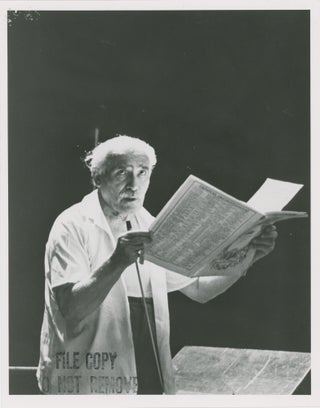 An Archive of Material and Correspondence from the Toscanini Estate Including a Draft of “To the People of America,” with Notes in Toscanini’s Hand.