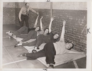 Twenty-Two Press Photographs of a Women’s Fitness Program in Cleveland during World War Two.
