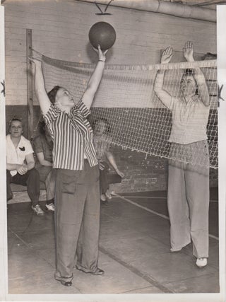 Twenty-Two Press Photographs of a Women’s Fitness Program in Cleveland during World War Two.