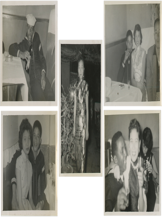 Photographs of Eddie “Saxman” Synigal’s US Navy Tour of Asia, Showing Equator Crossing Ceremonies, Musical Performances and Other Aspects of Naval Life Abroad.