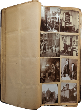 Item #Cat313 Album of Photographs Showing the Life, Work, and Circle of the Fresco Painter Andrea...