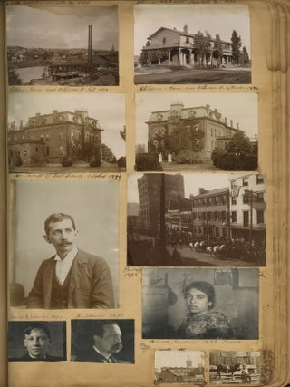 Album of Photographs Showing the Life, Work, and Circle of the Fresco Painter Andrea Sborigi, an Italian-Born Decorative Painter Active in Western Pennsylvania, With Images of His Family in Rome and His Life in the United States, Together with an Advertising Postal Card for His Pittsburgh Studio.