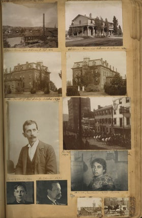 Album of Photographs Showing the Life, Work, and Circle of the Fresco Painter Andrea Sborigi, an Italian-Born Decorative Painter Active in Western Pennsylvania, With Images of His Family in Rome and His Life in the United States, Together with an Advertising Postal Card for His Pittsburgh Studio.
