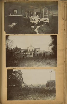 Album of Photographs Showing the Life, Work, and Circle of the Fresco Painter Andrea Sborigi, an Italian-Born Decorative Painter Active in Western Pennsylvania, With Images of His Family in Rome and His Life in the United States, Together with an Advertising Postal Card for His Pittsburgh Studio.
