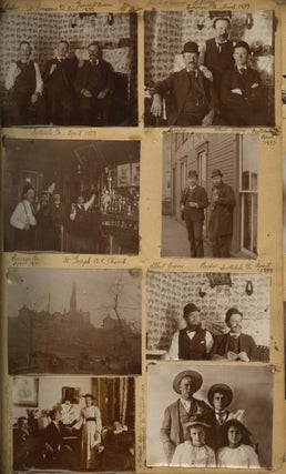 Album of Photographs Showing the Life, Work, and Circle of the Fresco Painter Andrea Sborigi, an Italian-Born Decorative Painter Active in Western Pennsylvania, With Images of His Family in Rome and His Life in the United States, Together with an Advertising Postal Card for His Pittsburgh Studio.