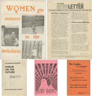 Archive of 1960s–1980s Second-wave Feminist Material Mainly from New York City Activist Groups Belonging to an Employee of Mother Courage, the First Feminist Restaurant, with Material on Women’s Film, Performance, and Health.