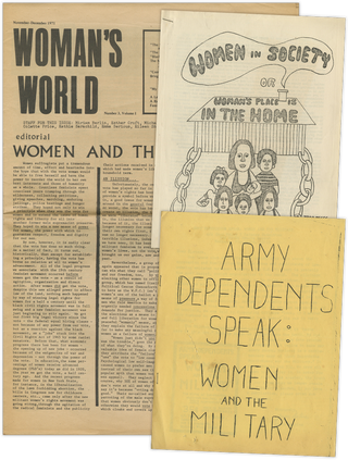 Archive of 1960s–1980s Second-wave Feminist Material Mainly from New York City Activist Groups Belonging to an Employee of Mother Courage, the First Feminist Restaurant, with Material on Women’s Film, Performance, and Health.