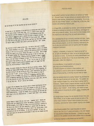 Archive of 1960s–1980s Second-wave Feminist Material Mainly from New York City Activist Groups Belonging to an Employee of Mother Courage, the First Feminist Restaurant, with Material on Women’s Film, Performance, and Health.