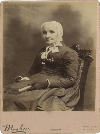 Item #Cat361 Cabinet Card portrait of Laura Smith Haviland.. Women’s Rights –...