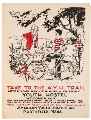 Three Early Posters Relating to the American Youth Hostel Movement, c. 1939.