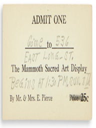 Small Group of Ephemera Relating to Elijah Pierce and his Mammoth Sacred Art Demonstration.