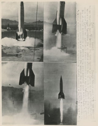 A Collection of Twenty Press Photographs of the US Rocket and Space Program, 1945-1959.