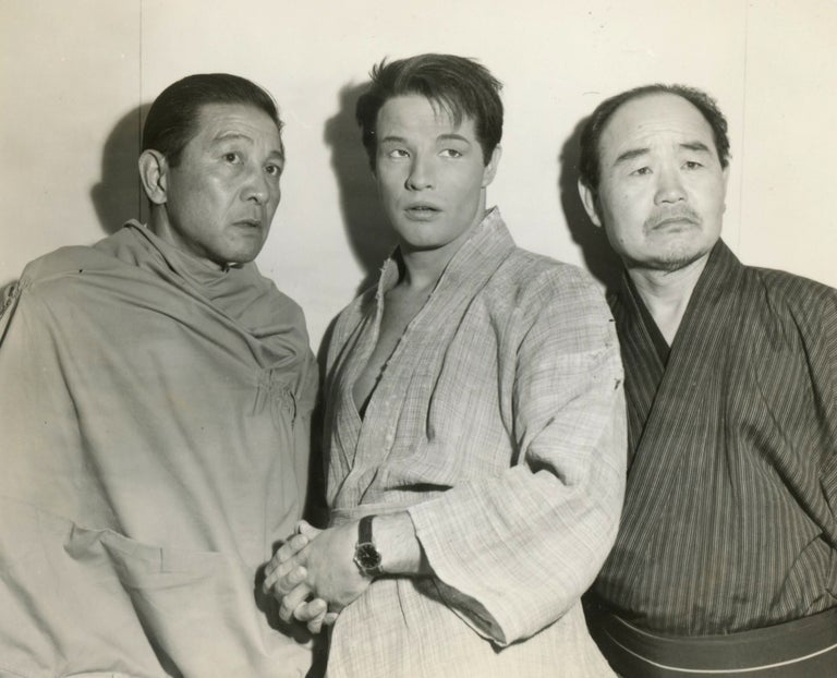Item #List1014 An Archive of 676 Photographs of Marlon Brando and Others from the Film Teahouse of the August Moon, many Showing Costume Studies of Brando, Machiko Kyo, and Others in Japanese Dress, 1956. Film - Stereotypes, Representation - Japanese, Daniel Mann, John Patrick.