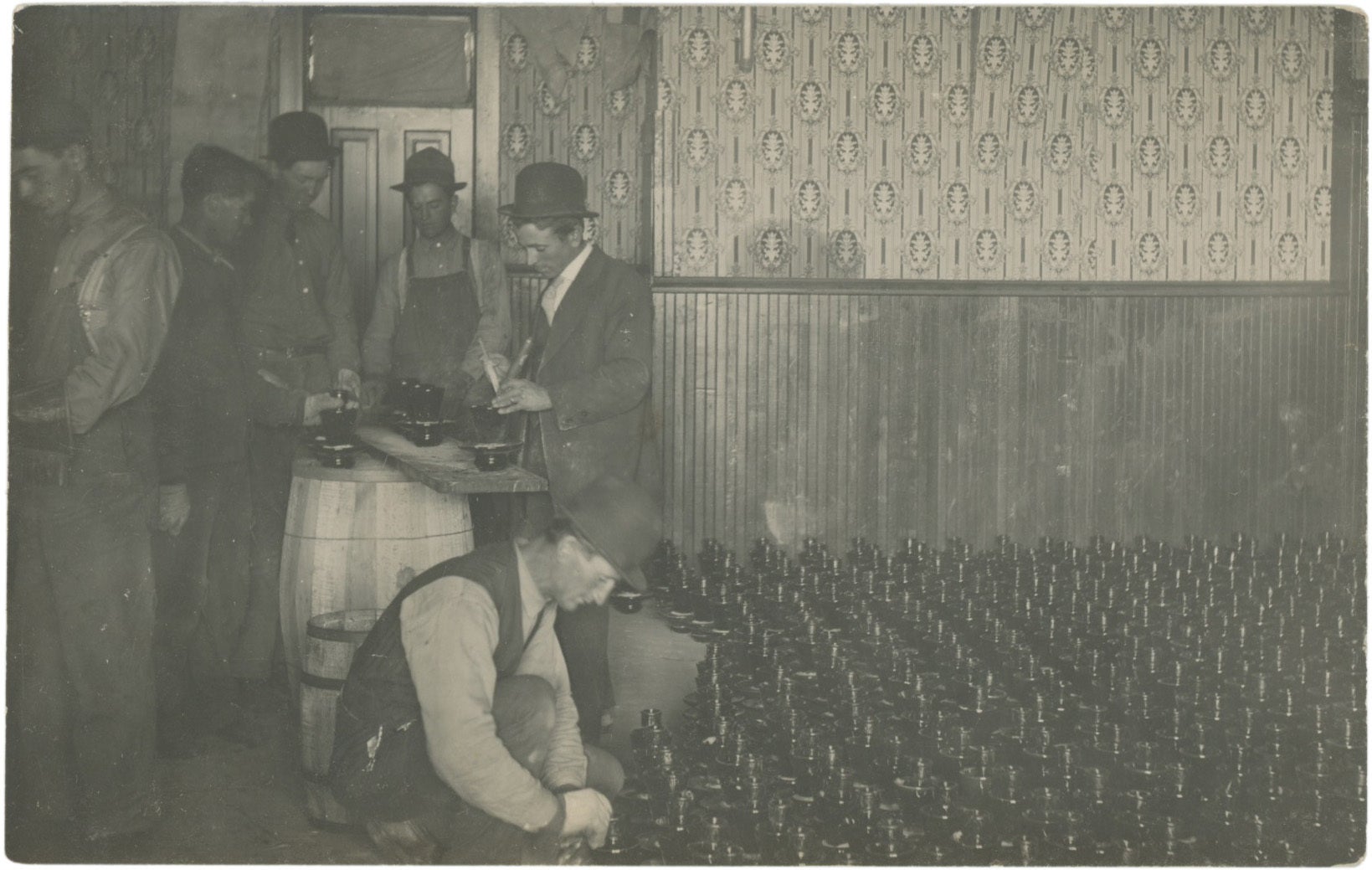 Bootlegger Examples Realphoto Postcard of a Bootlegging Operation, c. 1920s | Prohibition