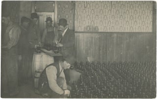 Item #List120 Realphoto Postcard of a Bootlegging Operation, c. 1920s. Prohibition