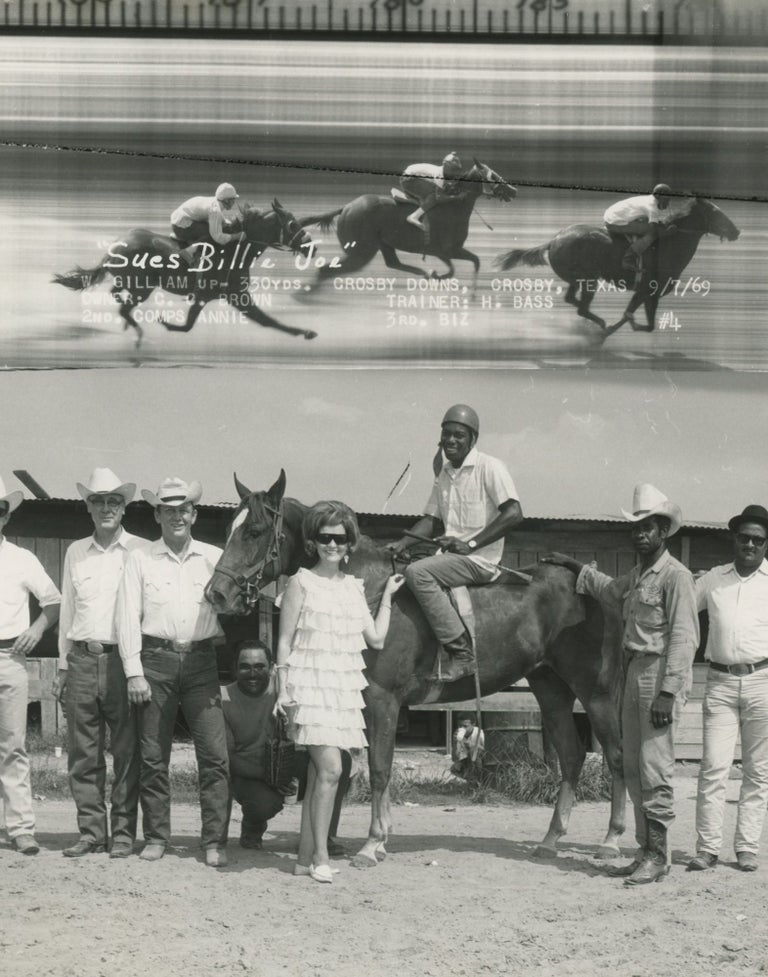 Item #List1205 GOT Brown Race Pictures [Cover Title]. Columbus Texas Columbus Quarter Horse Race Track, African-Americana.