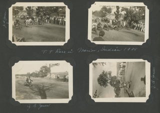 Album of Photographs of a Motorcycle-Loving Couple from Los Angeles, Including Photographs of Motorcycle Touring Through the Southwest, 1937-1939