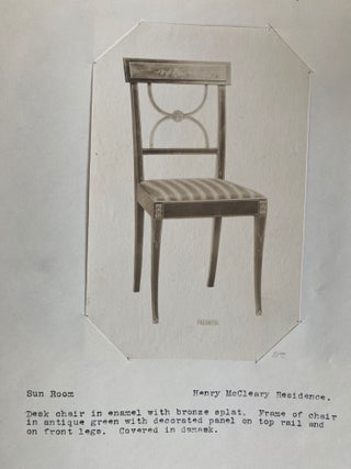 Pair of Portfolios Showing the Fine Furniture of the Henry McCleary Residence, Olympia, Washington, 1920s.