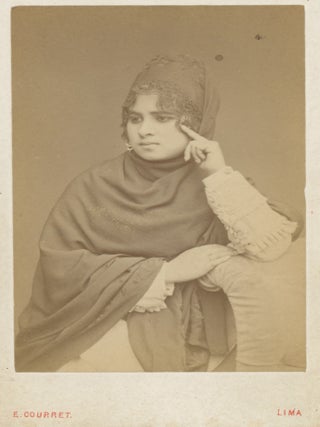Item #List1327 Pair of Carte-de-Visite Portraits of Peruvian Women, One Nursing a Child, c....