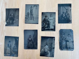 Collection of Eight Tintype Portraits of Latin American Subjects, c. 1870s-1880s.