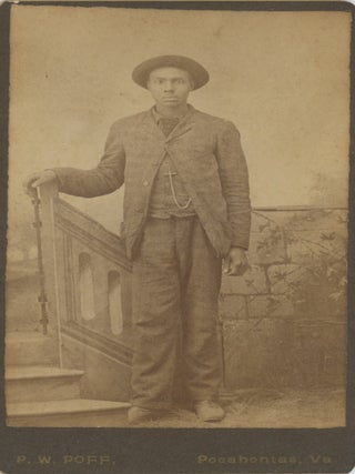 Four Cartes-de-Visite of African-American Subjects in Pocahantas, Virginia, c. 1860s-1880s.
