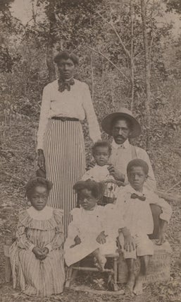 Item #List1414 Outdoor Photograph of an African-American Family, c. 1890s. African-Americana -...