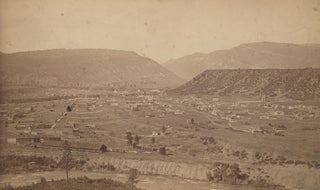 Three Views of Euro-American Settlement in Durango and Silverton, Colorado, with a Photograph of a Mining Camp, c. 1883-1884.