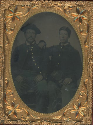 Item #List1421 Quarter-Plate Tintype of Two Union Soldiers. Civil War - Photography, Photographer...