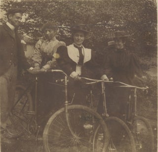 A Collection of Twelve Photographs of a Women’s Cycling Club, c. 1890s.