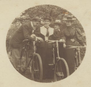 A Collection of Twelve Photographs of a Women’s Cycling Club, c. 1890s.