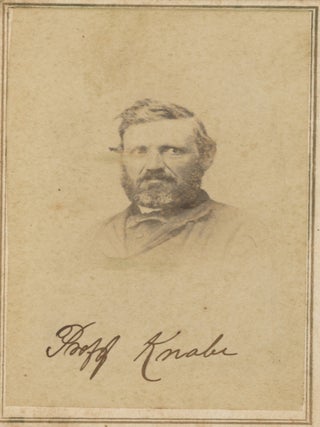 Item #List1429 Signed Carte-de-Visite of Gustav Knabe, Civil War Musician and Music Professor in...
