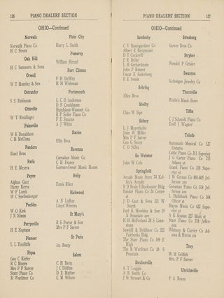 Fox’s Piano Trade Directory of the United States, 1916-17.