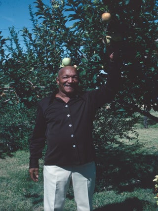 Eight Unpublished Slides of John Elray Sanford aka Redd Foxx, Taken for a Jet Magazine Shoot, 1976.