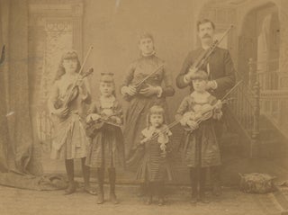 A Collection of Thirteen Cabinet Cards of the Shepard Family Band. V.p., ca. 1880s-1890s.
