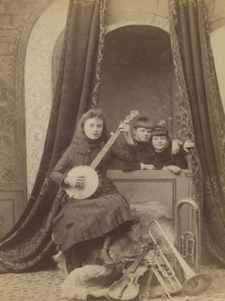 A Collection of Thirteen Cabinet Cards of the Shepard Family Band. V.p., ca. 1880s-1890s.