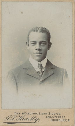 Item #List1718 Cabinet Card Portrait of Ambrose Clairmonte of Bridgetown, Barbados, 1890s....