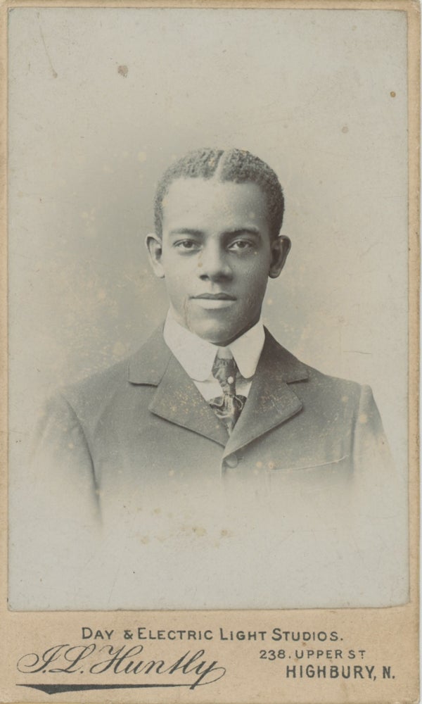 Item #List1718 Cabinet Card Portrait of Ambrose Clairmonte of Bridgetown, Barbados, 1890s. African-Americana - Barbados - Portraiture.
