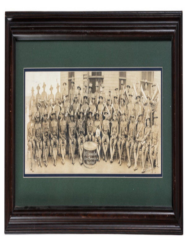 Item #List1733 Panoramic Photograph of the 317th Engineer&rsquo;s Band at Camp Sherman, Ohio, May 15, 1918. African-Americana - Military History - World War I., Patton Studios, 92nd Infantry Division.